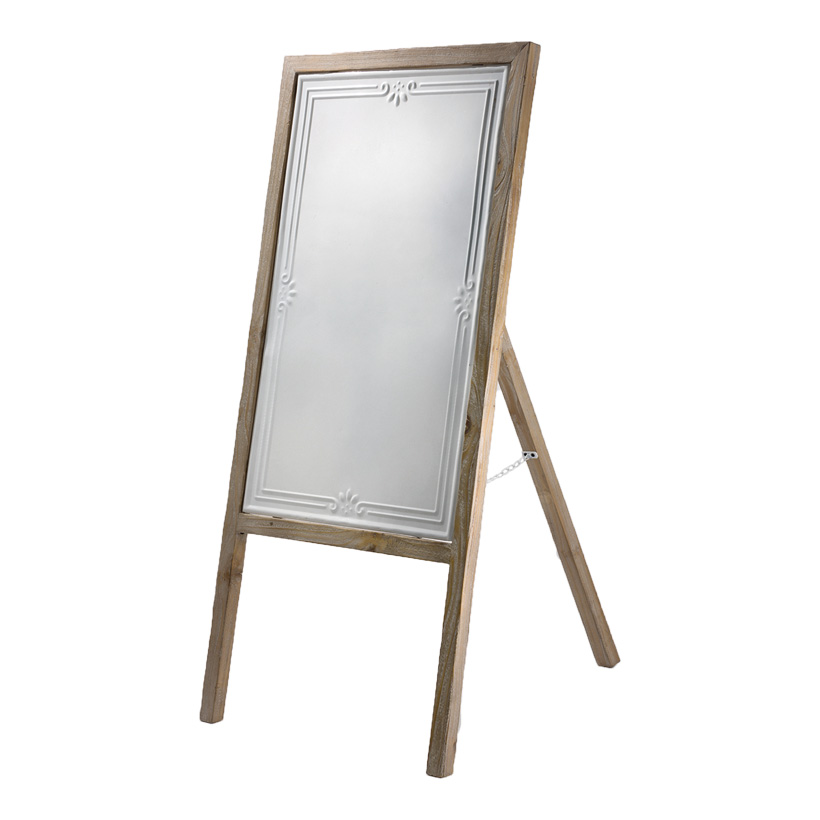 # A-board, 105x48cm with steel plate, wooden frame