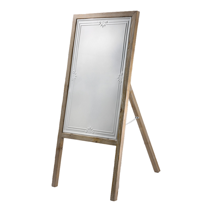 # Kundenstopper, 105x48cm mit Blechtafel, Holzrahmen