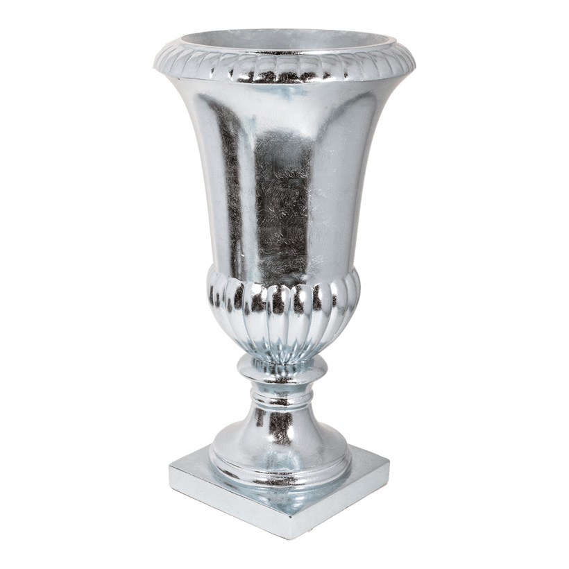 Fibre glass vase, H: 92cm shiny