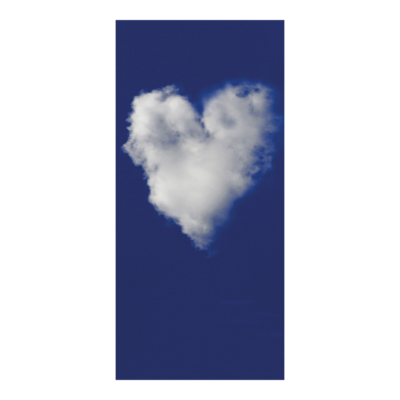 # Banner "cloud heart", 180x90cm fabric