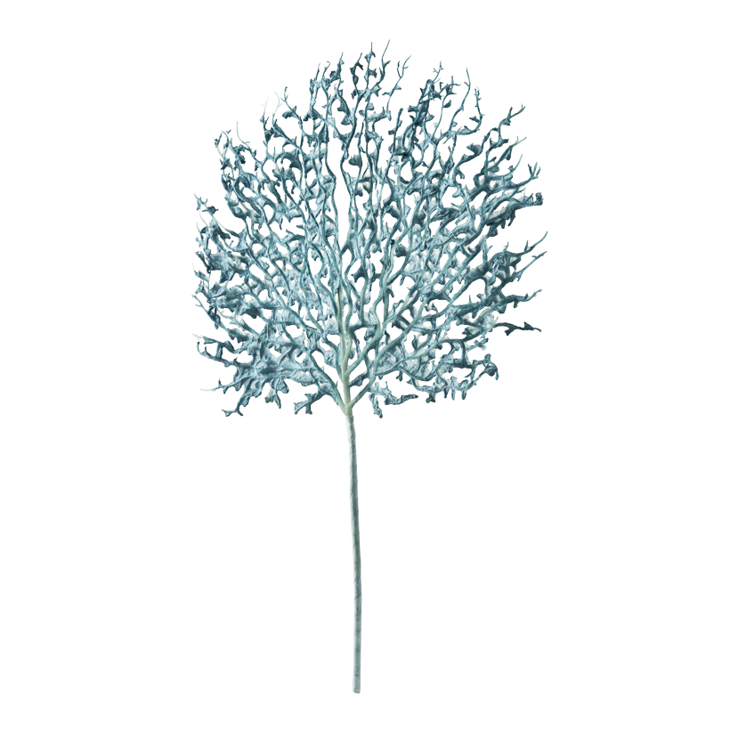 Korallenzweig, 58cm Ø 40cm, Stiel: 25cm aus Kunststoff/Papier, biegsam