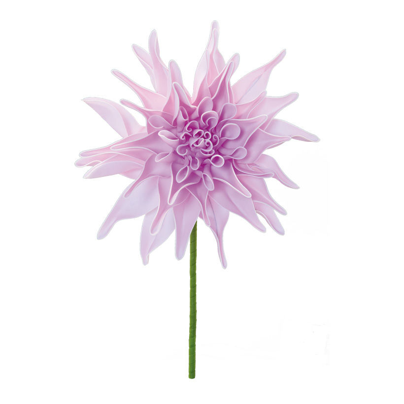 Dahlia flower head, Ø 30cm made of foam, with stem