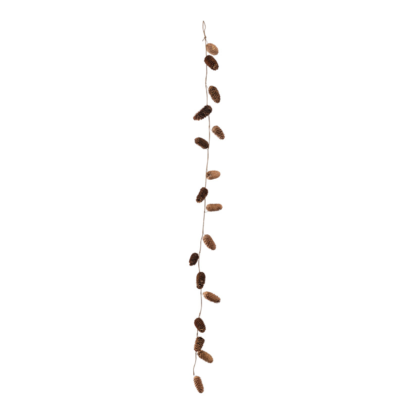 Tannenzapfengirlande, 150cm aus Naturmaterial, biegsam