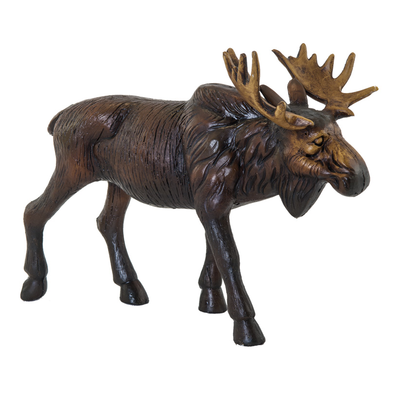 Moose, 27x14x20cm standing, with antlers