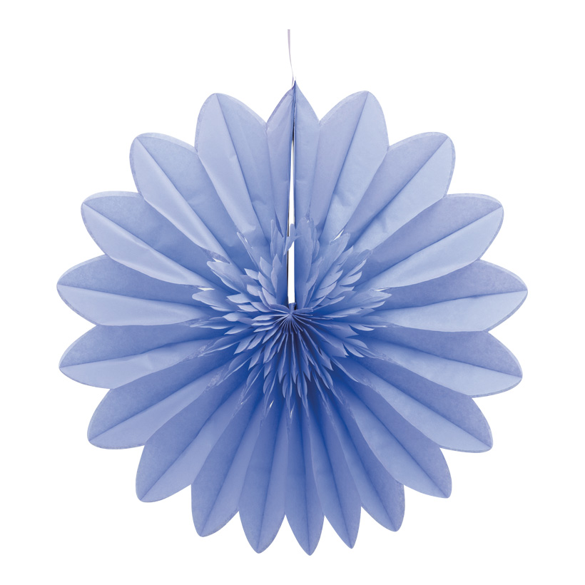 Flower rosette, 30cm out of paper, with hanger, foldable, self-adhesive