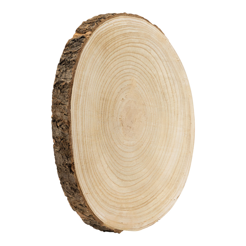 Holzscheibe, Ø 30cm Höhe: 3cm