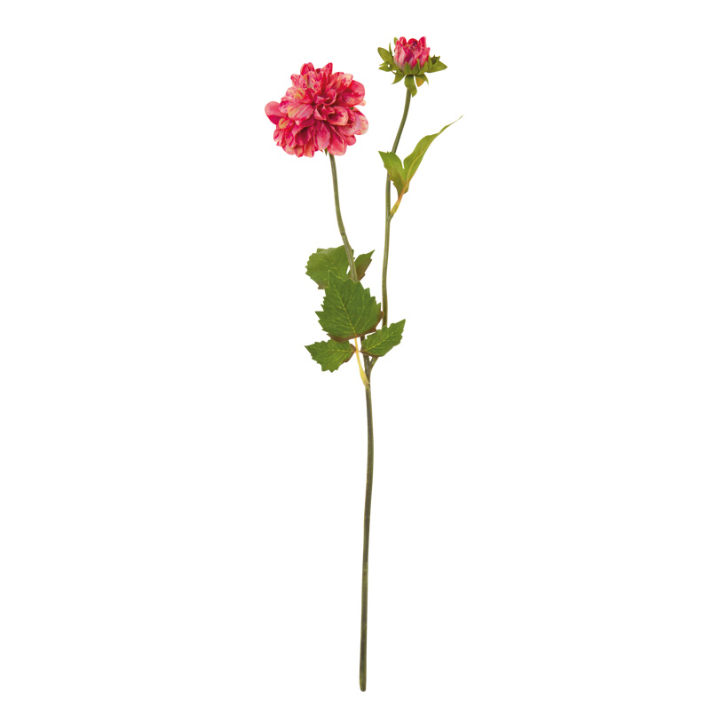 # Dahlia, 48cm 2-fois, en plastique/soie artificielle