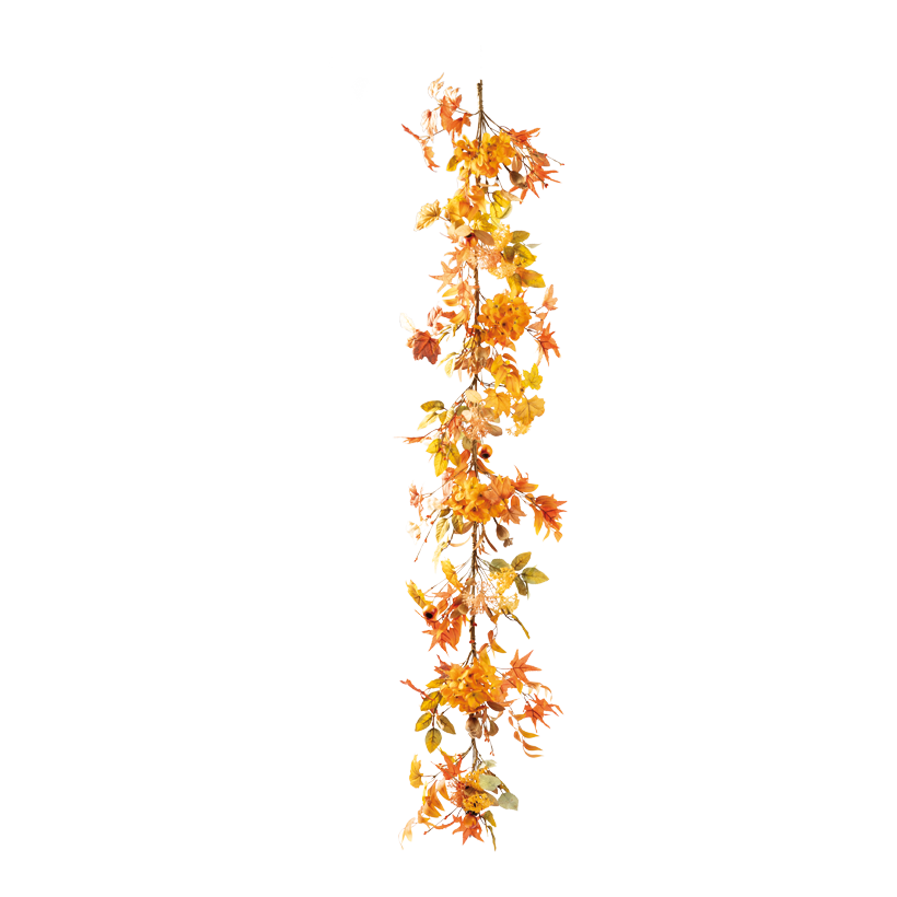 Autumn garland, 150cm out of plastic/artificial silk