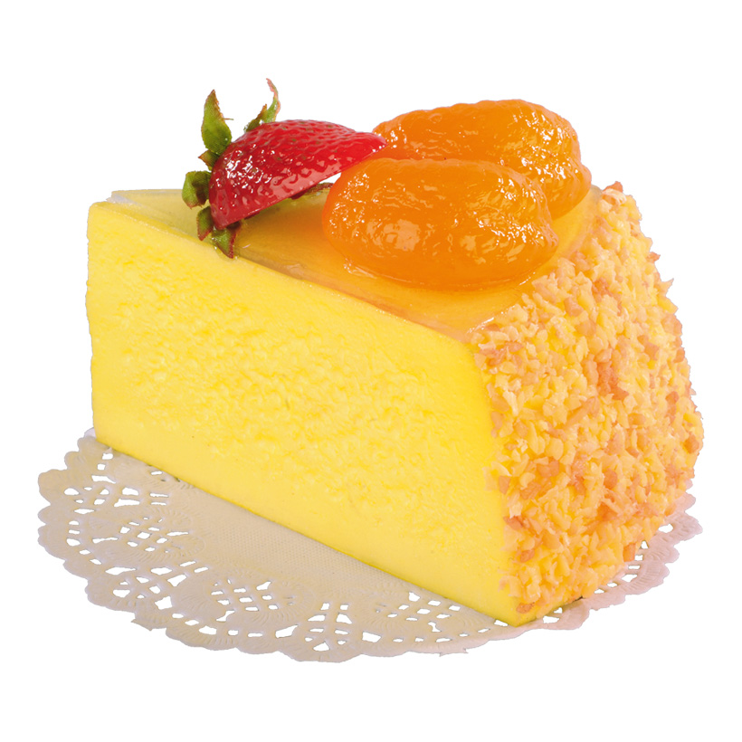 # Cake slice, 7x10cm, cheese cake, foam