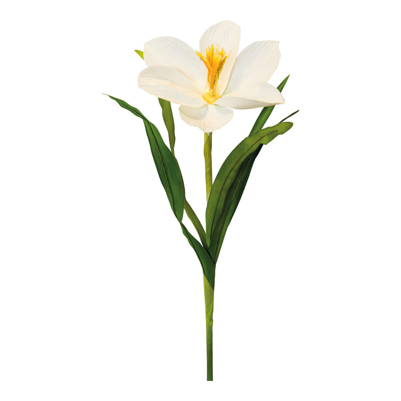 Krokus am Stiel, 70cm Blüte Ø 15cm aus Kunstseide/Kunststoff