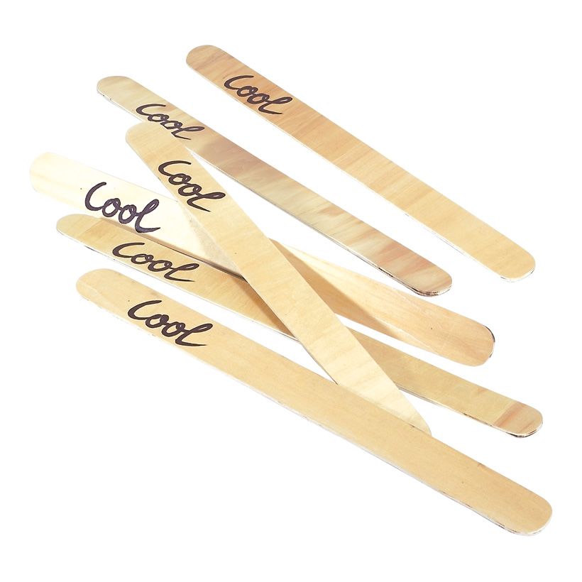 # Ice cream stick 4x50 cm wood, 6 pcs./set