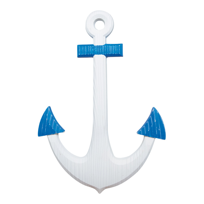 Anchor with hanger, 60x42cm, one-sided, wood