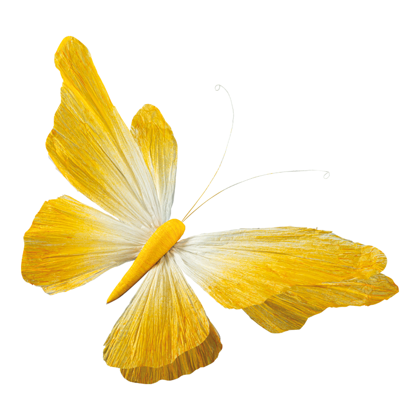 Schmetterling mit Clip, 60cm aus Papier biegsam