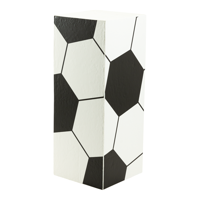# Football pedestal, 50x20cm out of styrofoam, printed