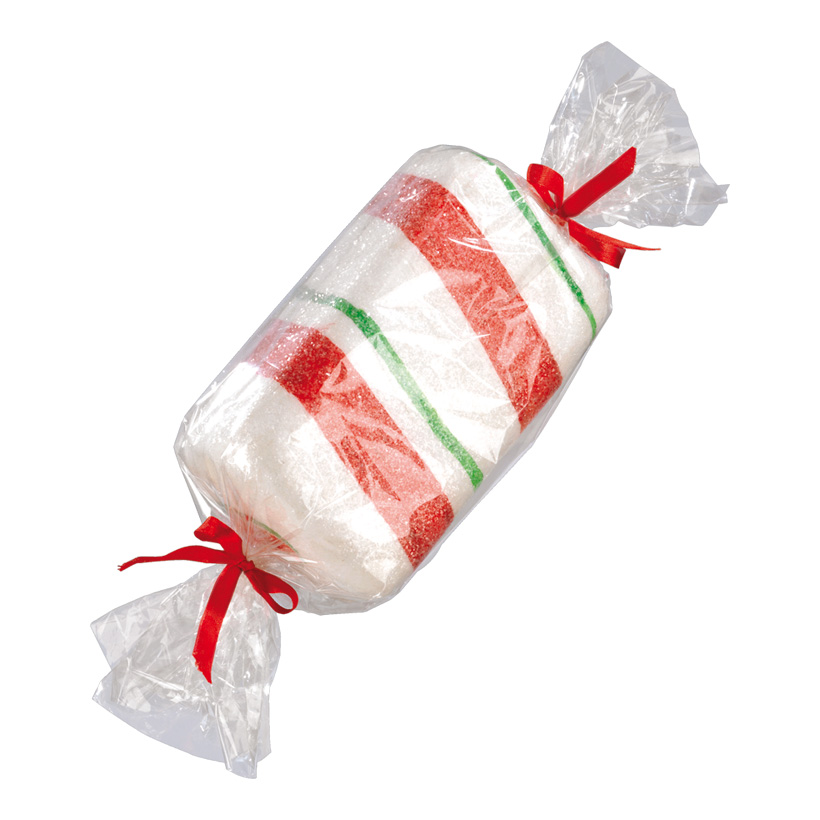 Bonbon Avec Nœud 18x10cm Emballe Dans Film Cellophane Polystyrene Bonbon Avec Nœud 18x10cm Emballe Dans Film Cellophane Polystyrene