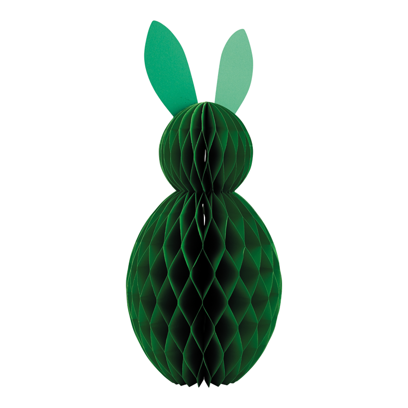 Honeycomb Easter rabbit, 60cm out of kraft paper, foldable, with magnetic closure