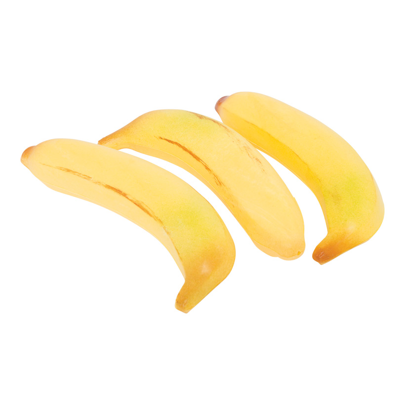 # Banane, 19x3,5cm, 3Stck./Btl., Kunststoff