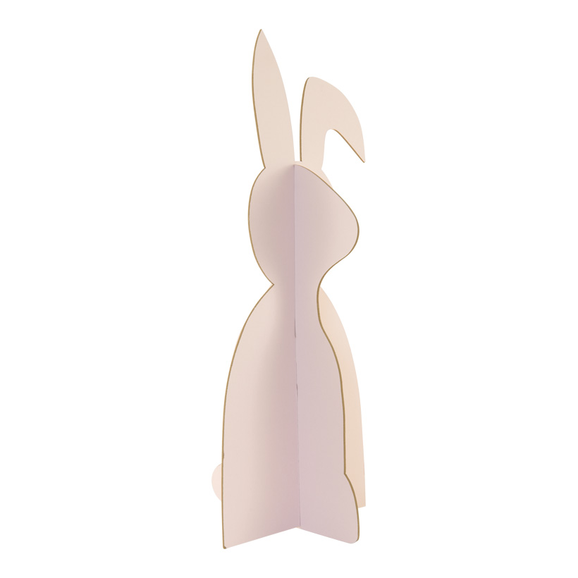 Easter rabbit, 60x23cm 2-part, out of cardboard, to put together