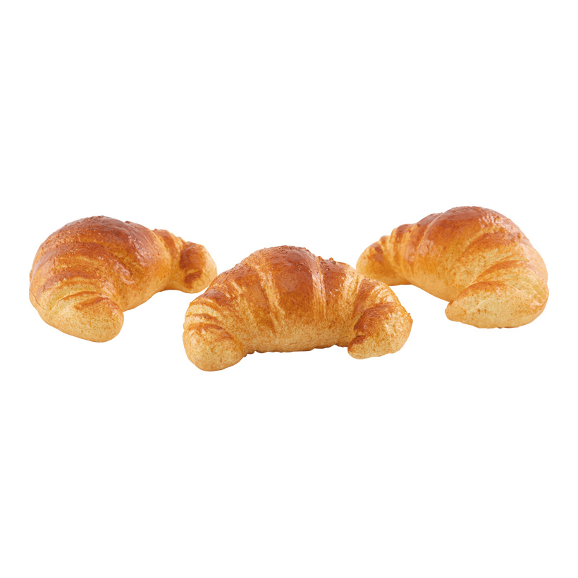 # croissants, 12x8cm 3 pcs, out of plastic, in bag