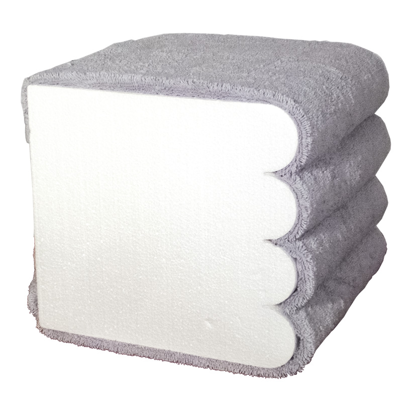 # Hand towel stacking aid 6 Rippen, 25x34x25 cm styrofoam, flame-resistant