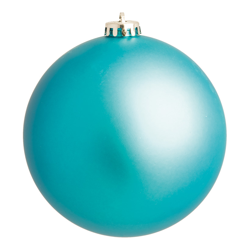 Christmas ball, aqua matt, Ø 10cm