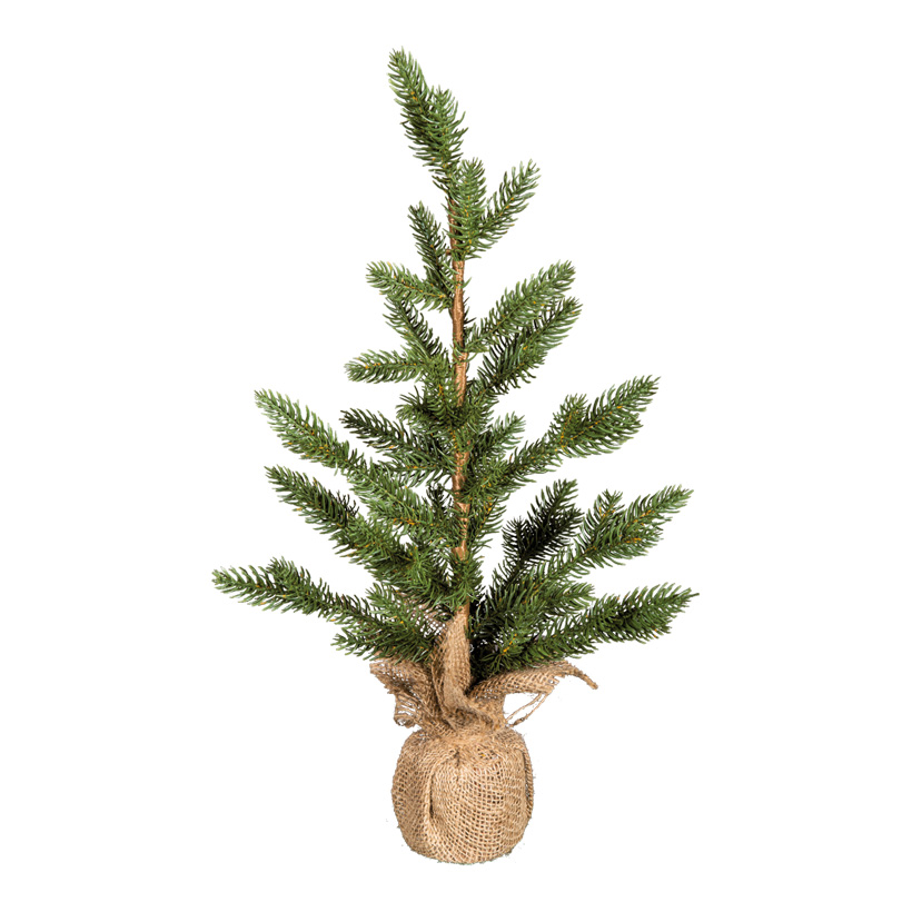 Christmas tree, 50cm in jute bag, 100% PE-tips