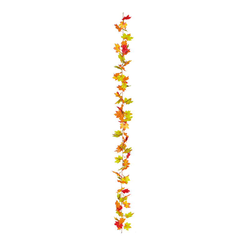 Ahornblattgirlande, 180cm ca. 70 kleine Blätter