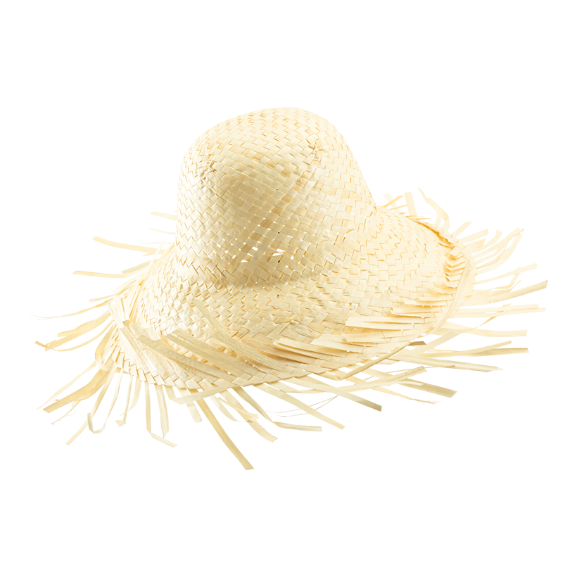 Strohhut, Ø 45cm innen: Ø 20cm aus Naturmaterial