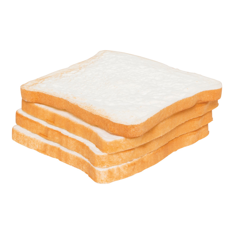 # Toast slices, 11x11cm, 4pcs./bag, plastic