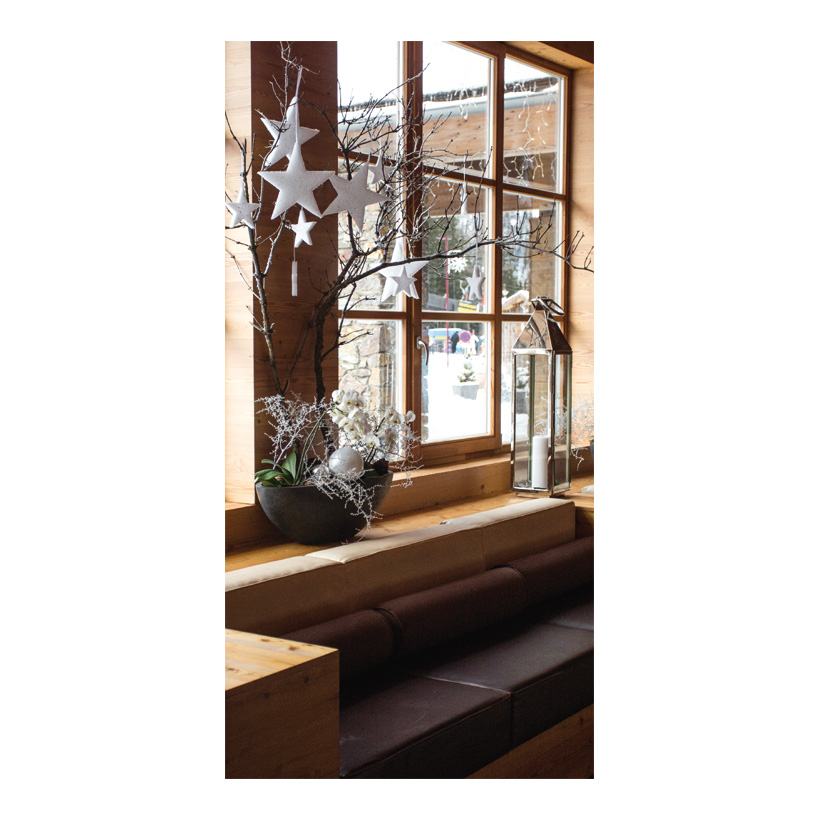 Motif imprimé Banc en bois, 80x200cm tissu