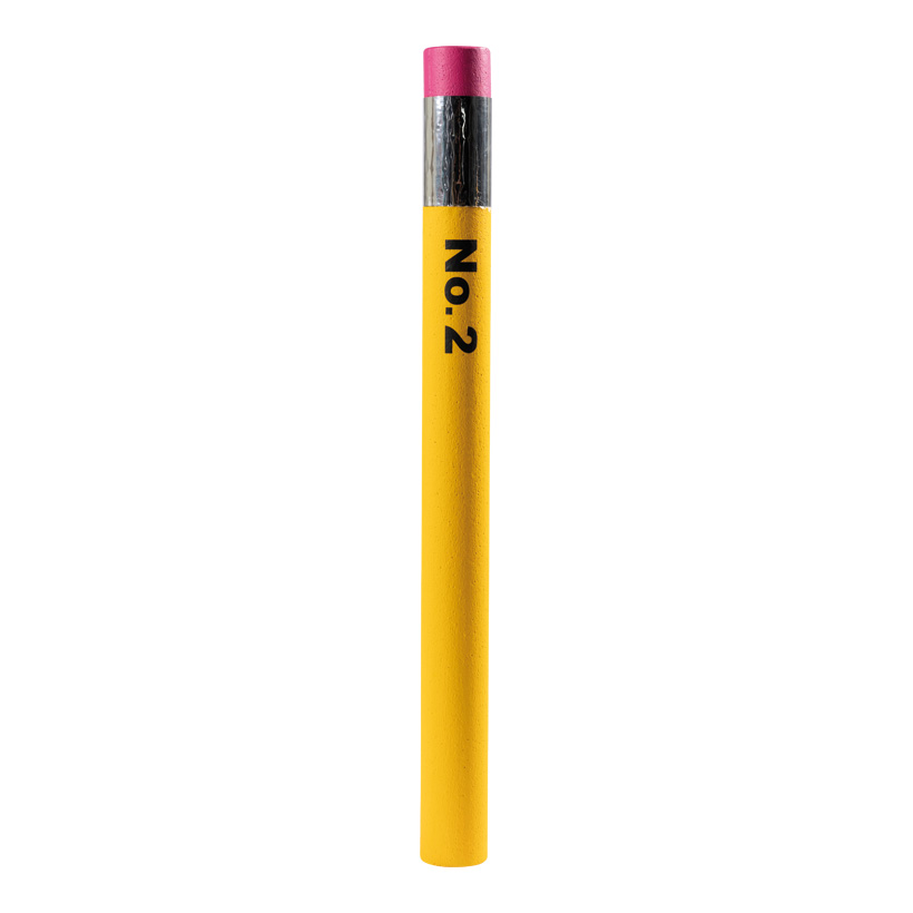 # Bleistift mit Radierer, 92x7,5cm aus Styropor, ohne Spitze, selbststehend