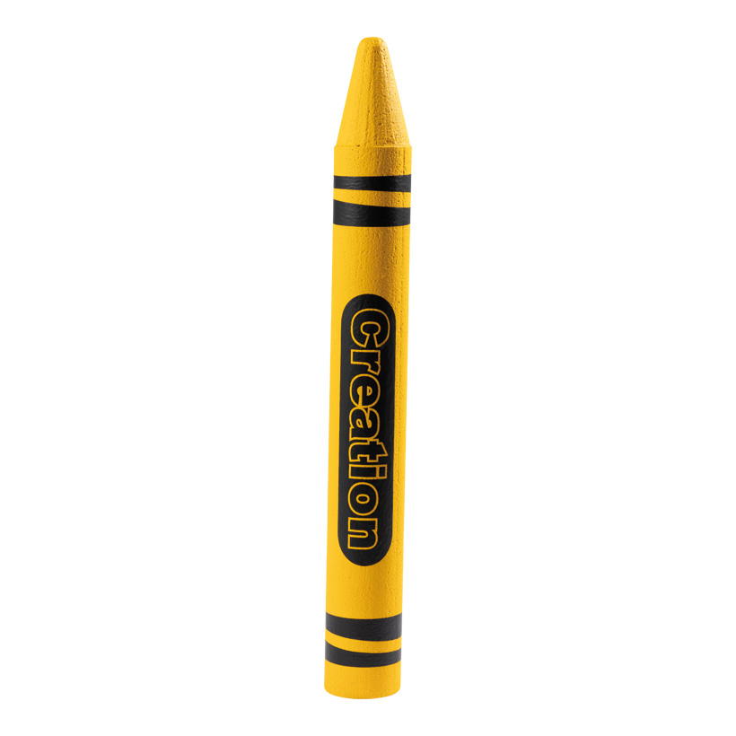 # Crayon de cire, 80x9cm en polystyrène, autoportant