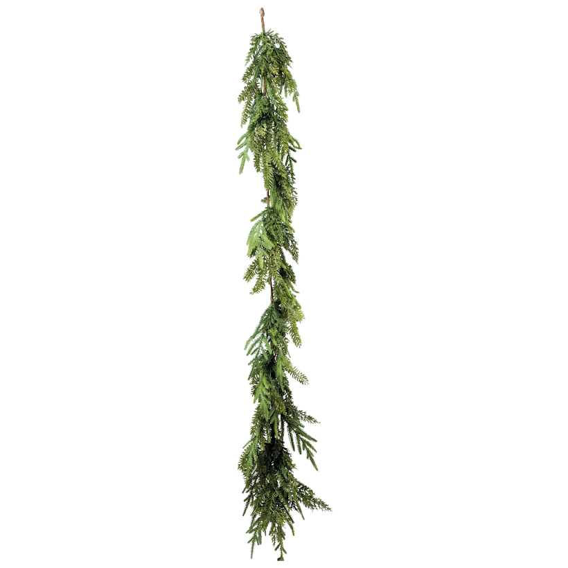 Garland, fir mix, 160x15cm out of PE (Polyethylene), one-sided, flexible