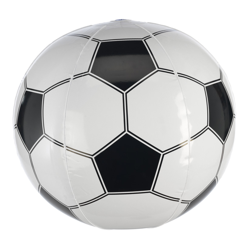 Ballon de football, Ø 40cm, gonflable, plastique