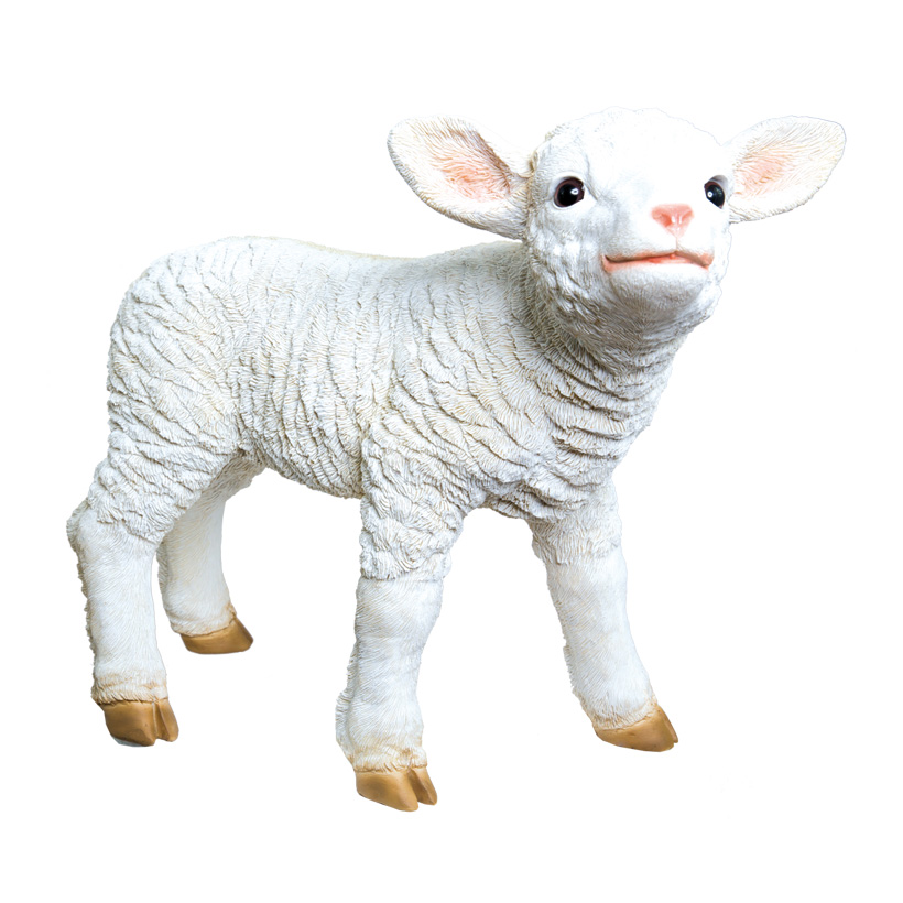 # Lamb, standing, 45x35x17cm, polyresin, for in- and outdoor