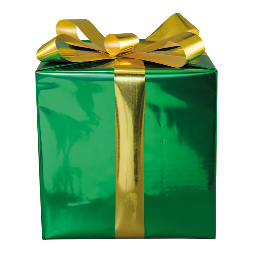 Geschenkpaket, 30x30cm aus Styropor, mit Folienschleife