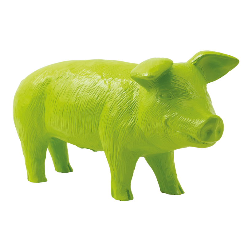 Piglet, 57x21x27cm out of polyresin, standing, weatherproof