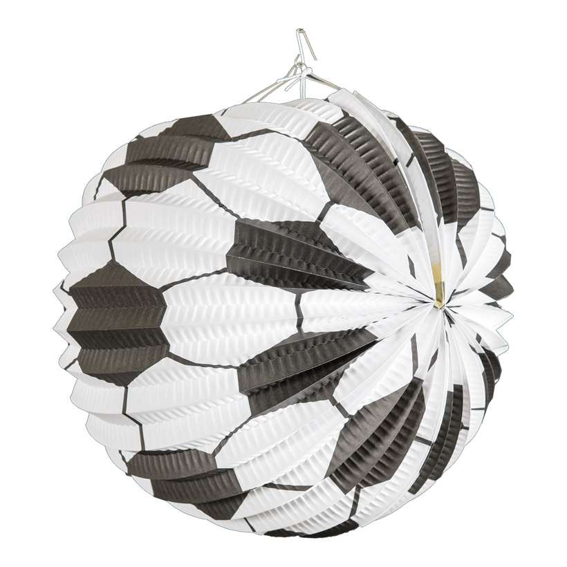 # Fußball Lampion Ø 24 cm Papier, schwer entflammbar