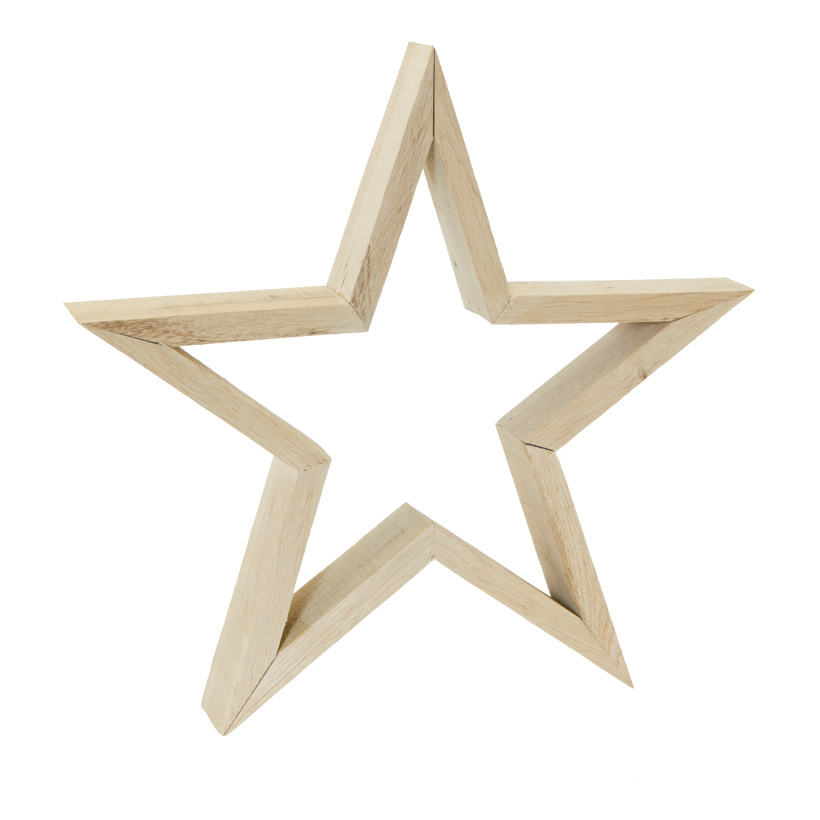 Stern, 33x34,5x5cm aus Naturholz