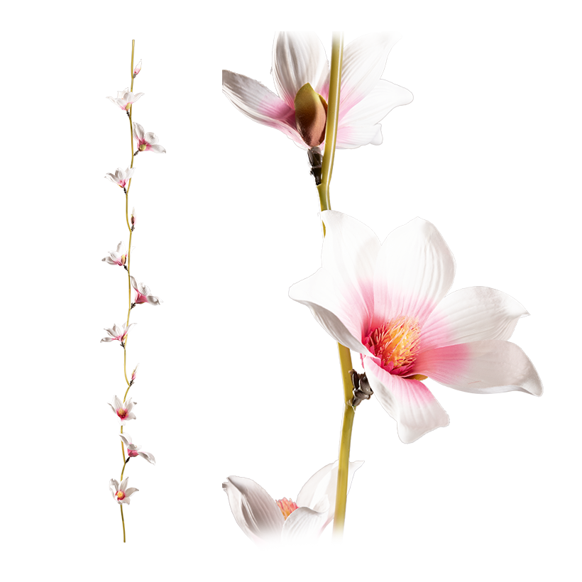 Magnoliengirlande, 180cm aus Kunstseide