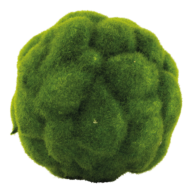 Moosball, 10cm aus Styropor/Kunststoff, beflockt