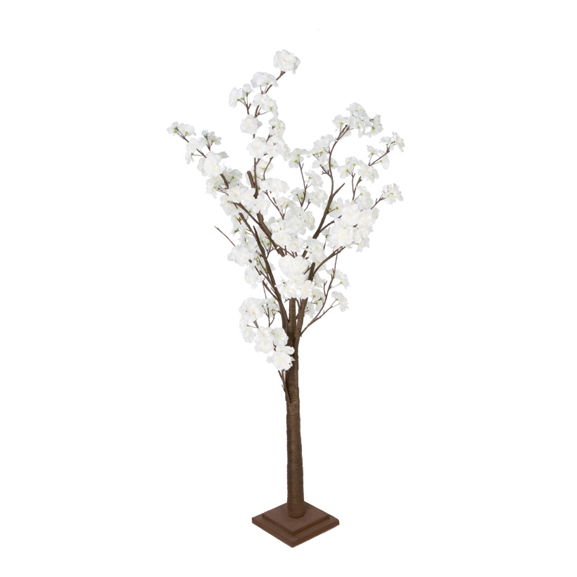Kirschblütenbaum, 120cm, Stamm aus Hartpappe, Blüten aus Kunstseide
