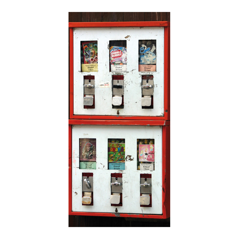 # Motivdruck "Kaugummiautomat", c aus Papier