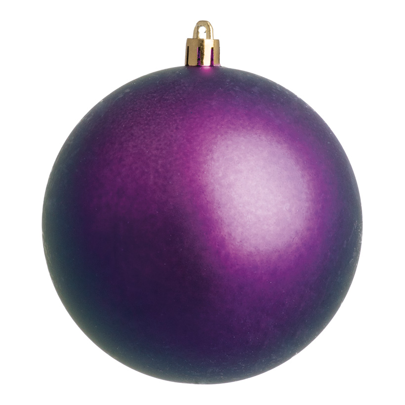 Weihnachtskugeln, violett matt, Ø 8cm 6 Stk./Blister