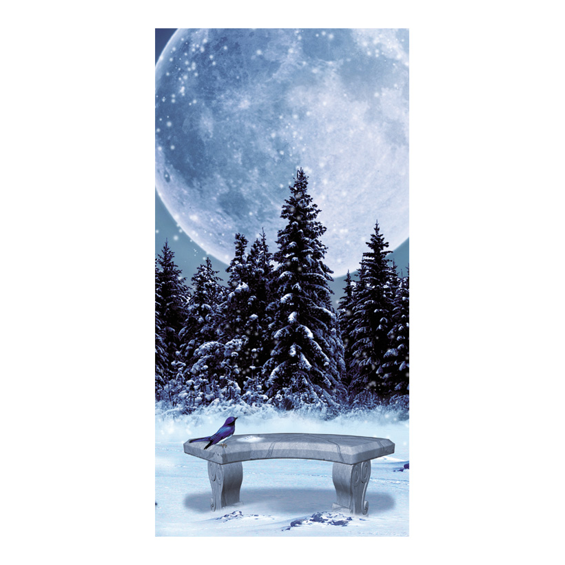 # Motivdruck "Winternacht", 180x90cm Stoff