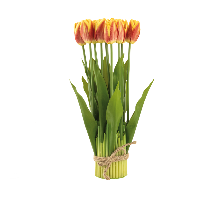 Tulip bundle, 37cm Ø 7,5cm 12-fold, out of plastic/artificial silk