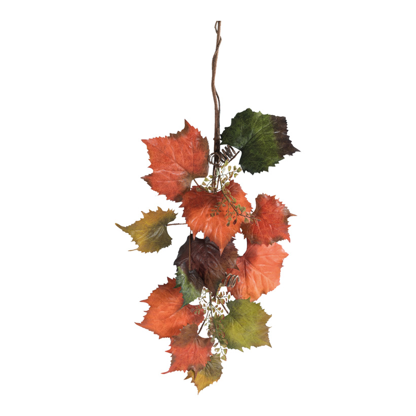 Branche de feuille de vigne, 107cm décorée