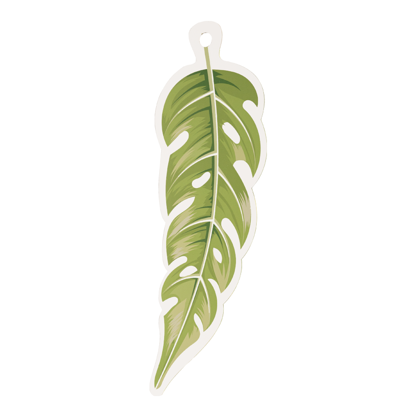 Palm leaf, 40x13x1cm out of acrylic, with nylon thread