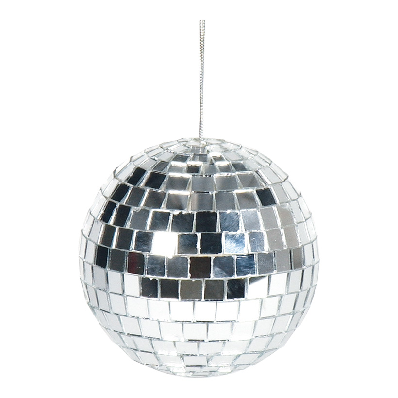 Mirror ball, 300gr., Ø 15cm, styrofoam with glass discs