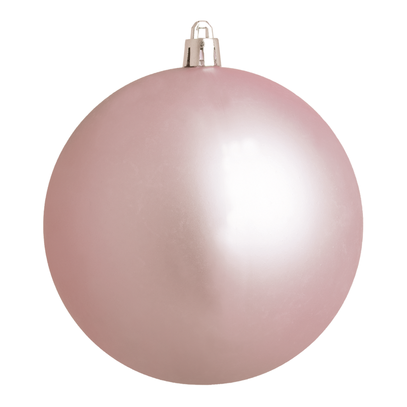 Weihnachtskugel, altrosa matt, Ø 6cm, 12 Stk./Beutel